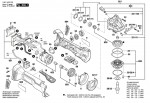 Bosch 3 601 JG3 F00 Gws 18V-45Psc Cordless Angle Grinder / Eu Spare Parts
